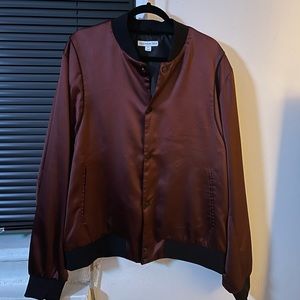 light weight satin jacket (XL)